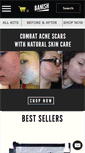 Mobile Screenshot of banishacnescars.com